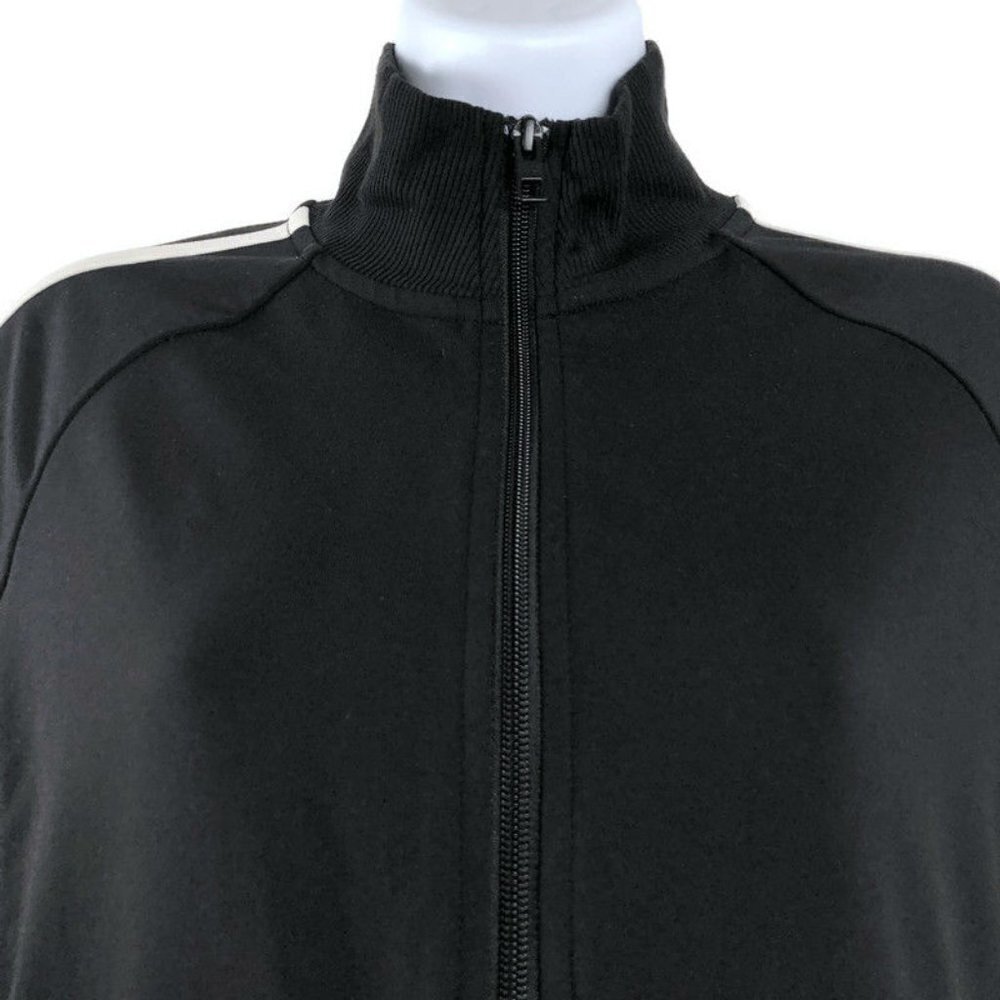 Athleta Circa Track Jacket Black White Full Zip XS - Picture 3 of 8